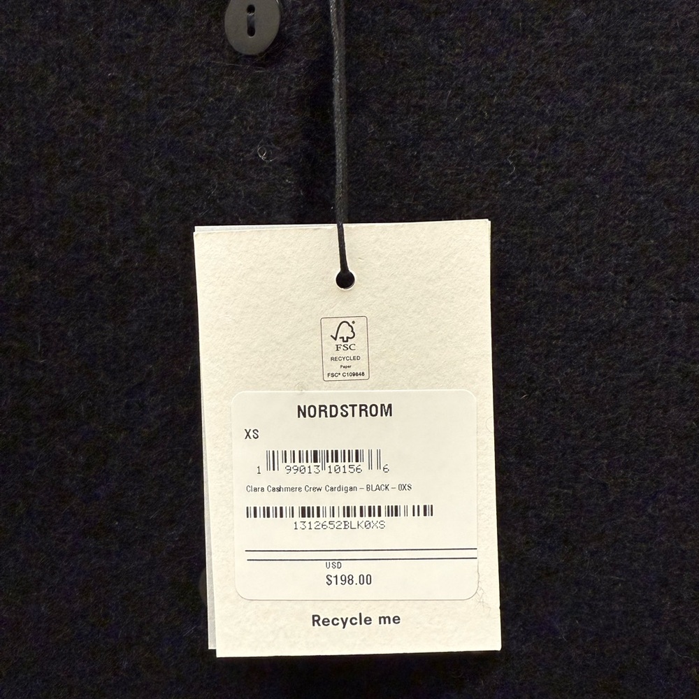 REFORMATION Clara Cashmere Crew Cardigan - Picture 4 of 4
